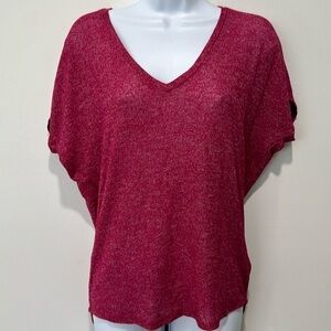 High-low v-neck T-shirt